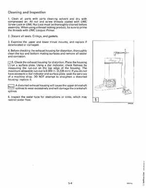 1992 Johnson Evinrude "EN" 60 deg Loop V Service Manual, P/N 508146, Page 156