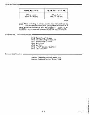1992 Johnson Evinrude "EN" 60 deg Loop V Service Manual, P/N 508146, Page 169