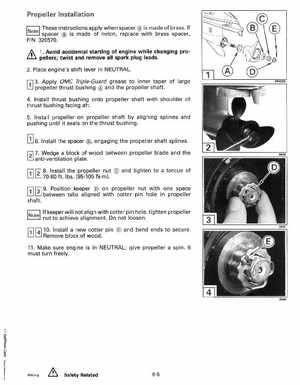 1992 Johnson Evinrude "EN" 60 deg Loop V Service Manual, P/N 508146, Page 170