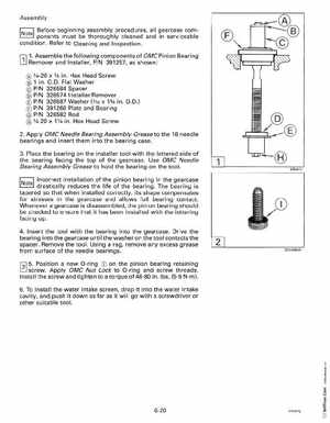 1992 Johnson Evinrude "EN" 60 deg Loop V Service Manual, P/N 508146, Page 185