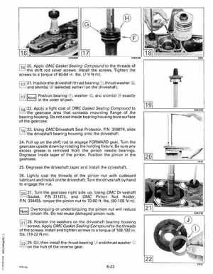 1992 Johnson Evinrude "EN" 60 deg Loop V Service Manual, P/N 508146, Page 188