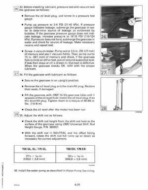 1992 Johnson Evinrude "EN" 60 deg Loop V Service Manual, P/N 508146, Page 190