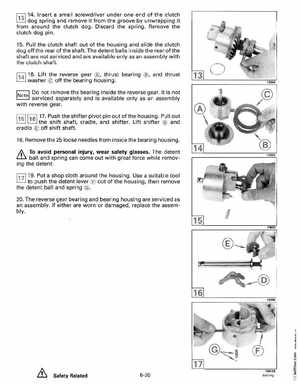 1992 Johnson Evinrude "EN" 60 deg Loop V Service Manual, P/N 508146, Page 195