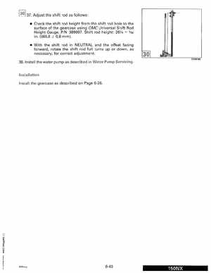 1992 Johnson Evinrude "EN" 60 deg Loop V Service Manual, P/N 508146, Page 208