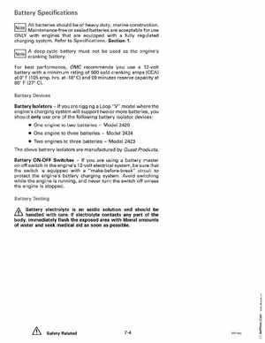 1992 Johnson Evinrude "EN" 60 deg Loop V Service Manual, P/N 508146, Page 225