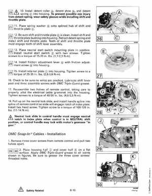 1992 Johnson Evinrude "EN" 60 deg Loop V Service Manual, P/N 508146, Page 267
