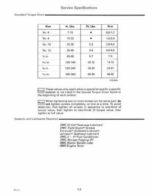 1992 Johnson Evinrude "EN" 60 thru 70 Service Manual, P/N 508144, Page 9
