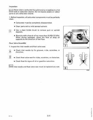1992 Johnson Evinrude "EN" 60 thru 70 Service Manual, P/N 508144, Page 84
