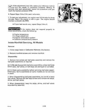 1992 Johnson Evinrude "EN" 60 thru 70 Service Manual, P/N 508144, Page 88
