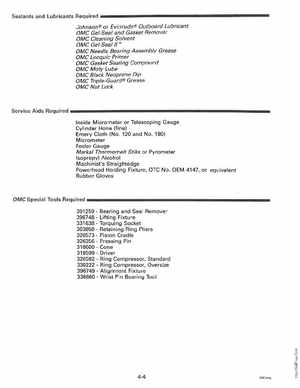 1992 Johnson Evinrude "EN" 60 thru 70 Service Manual, P/N 508144, Page 130