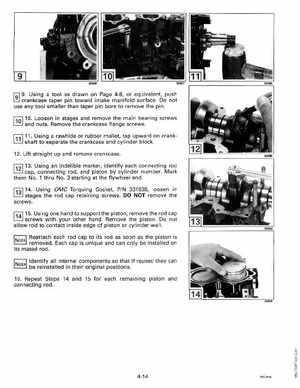 1992 Johnson Evinrude "EN" 60 thru 70 Service Manual, P/N 508144, Page 140