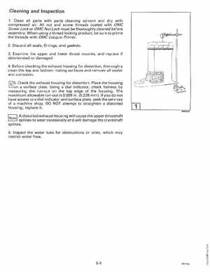 1992 Johnson Evinrude "EN" 60 thru 70 Service Manual, P/N 508144, Page 165