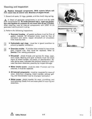 1992 Johnson Evinrude "EN" 60 thru 70 Service Manual, P/N 508144, Page 189