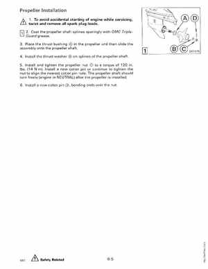 1992 Johnson Evinrude "EN" 60 thru 70 Service Manual, P/N 508144, Page 190
