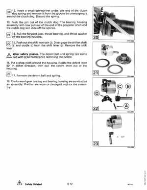 1992 Johnson Evinrude "EN" 60 thru 70 Service Manual, P/N 508144, Page 197