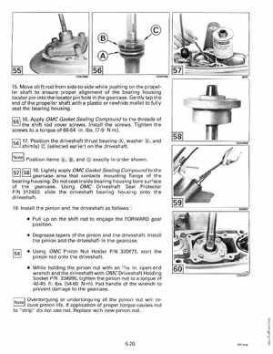 1992 Johnson Evinrude "EN" 60 thru 70 Service Manual, P/N 508144, Page 205