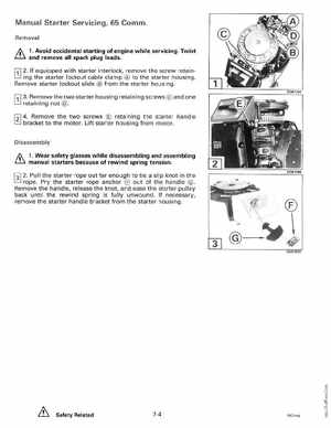 1992 Johnson Evinrude "EN" 60 thru 70 Service Manual, P/N 508144, Page 213