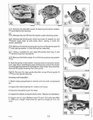 1992 Johnson Evinrude "EN" 60 thru 70 Service Manual, P/N 508144, Page 214