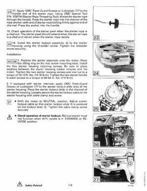 1992 Johnson Evinrude "EN" 60 thru 70 Service Manual, P/N 508144, Page 217