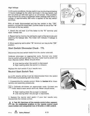 1992 Johnson Evinrude "EN" 60 thru 70 Service Manual, P/N 508144, Page 232