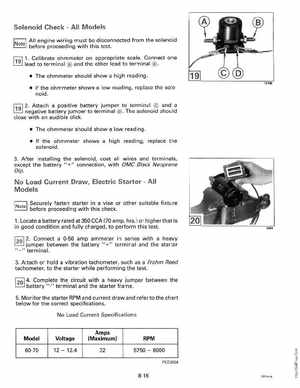 1992 Johnson Evinrude "EN" 60 thru 70 Service Manual, P/N 508144, Page 233