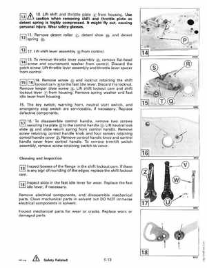 1992 Johnson Evinrude "EN" 60 thru 70 Service Manual, P/N 508144, Page 259