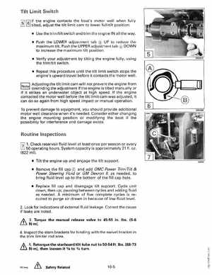 1992 Johnson Evinrude "EN" 60 thru 70 Service Manual, P/N 508144, Page 274