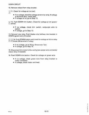 1992 Johnson Evinrude "EN" 60 thru 70 Service Manual, P/N 508144, Page 290
