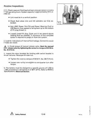1992 Johnson Evinrude "EN" 60 thru 70 Service Manual, P/N 508144, Page 317