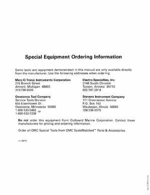 1992 Johnson Evinrude "EN" 60 thru 70 Service Manual, P/N 508144, Page 373