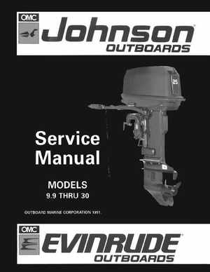 1992 Johnson Evinrude "EN" 9.9 thru 30 Service Manual, P/N 508142, Page 1