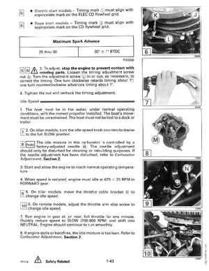 1992 Johnson Evinrude "EN" 9.9 thru 30 Service Manual, P/N 508142, Page 49