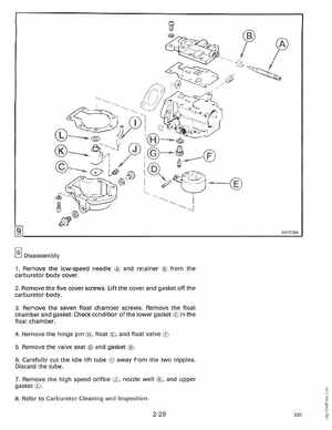 1992 Johnson Evinrude "EN" 9.9 thru 30 Service Manual, P/N 508142, Page 83