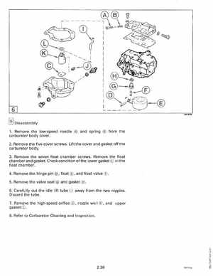 1992 Johnson Evinrude "EN" 9.9 thru 30 Service Manual, P/N 508142, Page 91