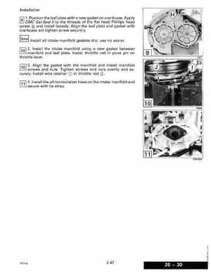 1992 Johnson Evinrude "EN" 9.9 thru 30 Service Manual, P/N 508142, Page 102
