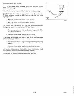 1992 Johnson Evinrude "EN" 9.9 thru 30 Service Manual, P/N 508142, Page 129