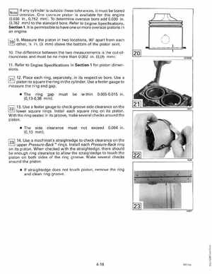 1992 Johnson Evinrude "EN" 9.9 thru 30 Service Manual, P/N 508142, Page 160
