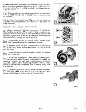 1992 Johnson Evinrude "EN" 9.9 thru 30 Service Manual, P/N 508142, Page 162