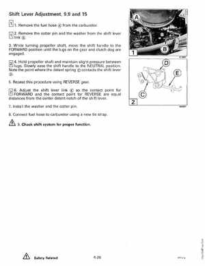 1992 Johnson Evinrude "EN" 9.9 thru 30 Service Manual, P/N 508142, Page 168