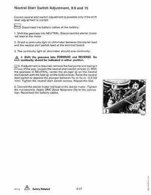 1992 Johnson Evinrude "EN" 9.9 thru 30 Service Manual, P/N 508142, Page 169