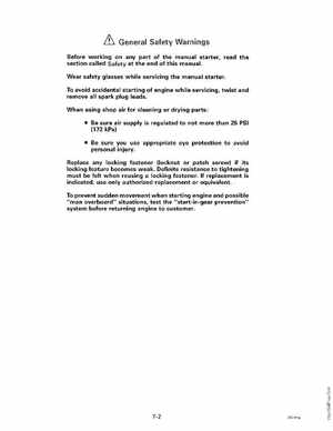 1992 Johnson Evinrude "EN" 9.9 thru 30 Service Manual, P/N 508142, Page 275