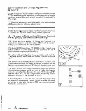 1992 Johnson Evinrude "EN" 90 deg. Cross V Service Manual, P/N 508145, Page 39