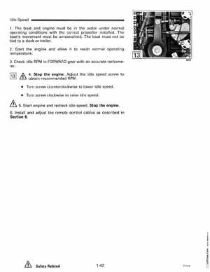1992 Johnson Evinrude "EN" 90 deg. Cross V Service Manual, P/N 508145, Page 48