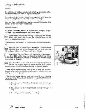 1992 Johnson Evinrude "EN" 90 deg. Cross V Service Manual, P/N 508145, Page 61