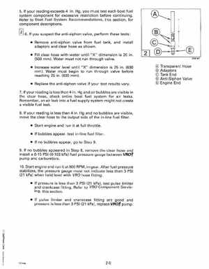 1992 Johnson Evinrude "EN" 90 deg. Cross V Service Manual, P/N 508145, Page 62