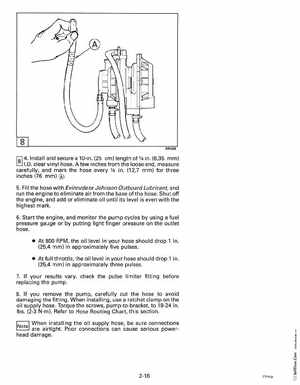1992 Johnson Evinrude "EN" 90 deg. Cross V Service Manual, P/N 508145, Page 69