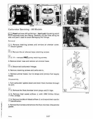 1992 Johnson Evinrude "EN" 90 deg. Cross V Service Manual, P/N 508145, Page 80