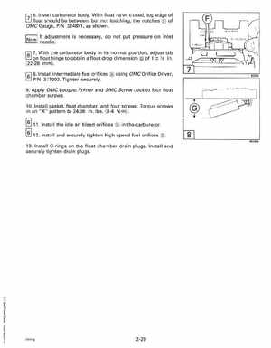 1992 Johnson Evinrude "EN" 90 deg. Cross V Service Manual, P/N 508145, Page 82