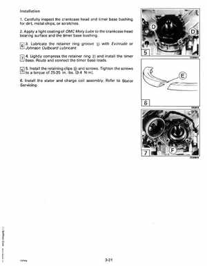 1992 Johnson Evinrude "EN" 90 deg. Cross V Service Manual, P/N 508145, Page 113