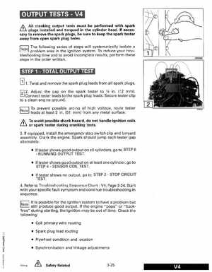 1992 Johnson Evinrude "EN" 90 deg. Cross V Service Manual, P/N 508145, Page 117